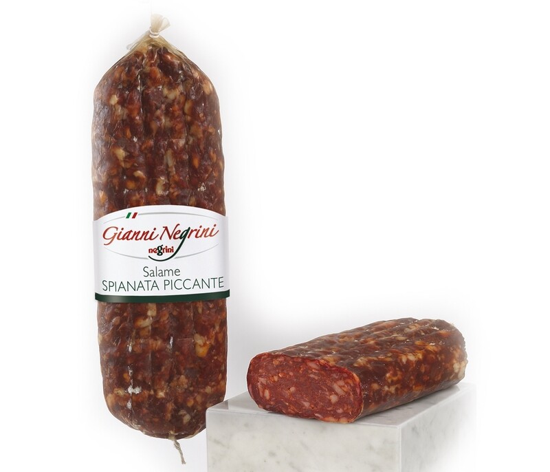 Salame Spianata Piccante 1,2 kg metà s/v