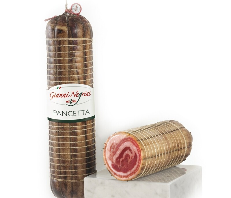 Pancetta arrotolata c/pepe Duchessa 1,5 kg metà s/v