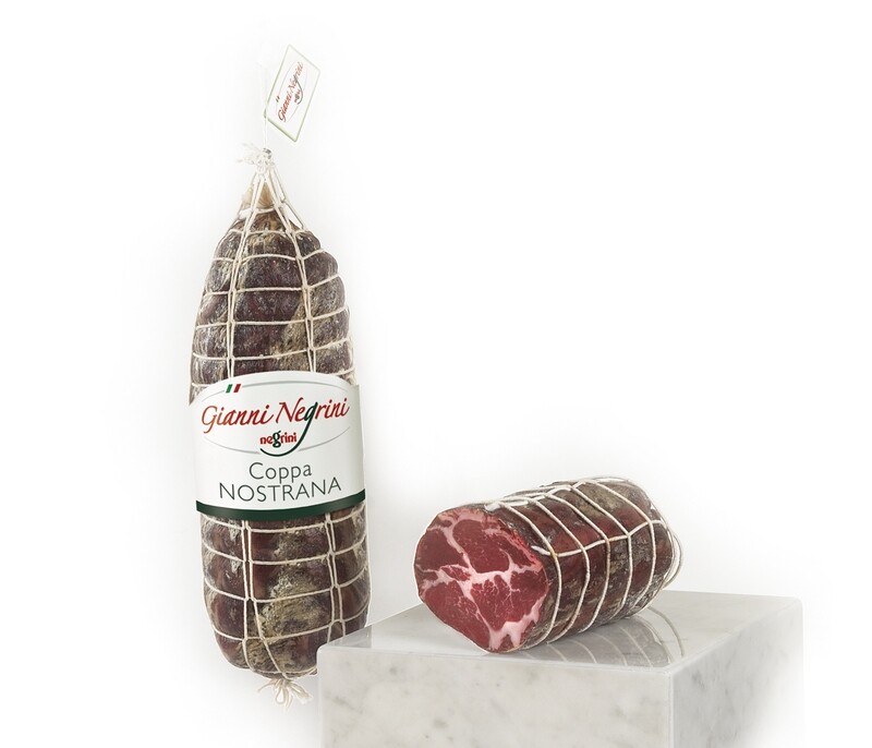 Coppa stagionata Nostrana 750 gr metà s/v