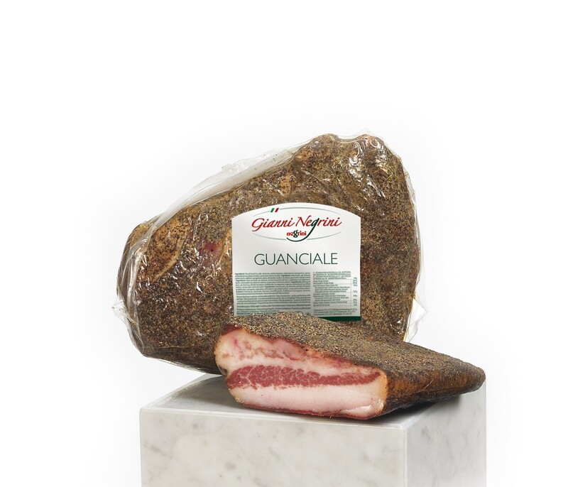 Guanciale c/pepe 1,5 kg s/v