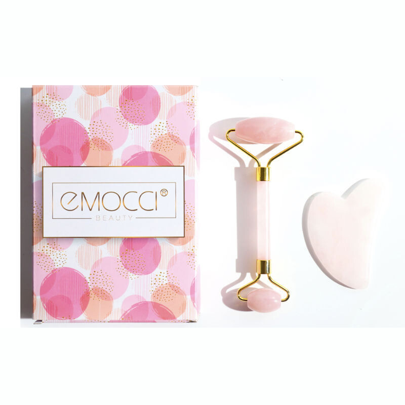 2 Piece Jade Roller - Pink
