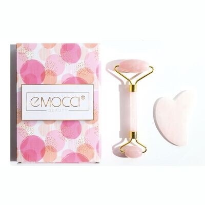 2 Piece Jade Roller - Pink