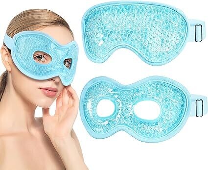 2 Piece Luxtude Cooling Gel Eye Mask Set