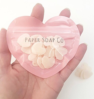 Hearts - Mini Paper Soap - 1oz