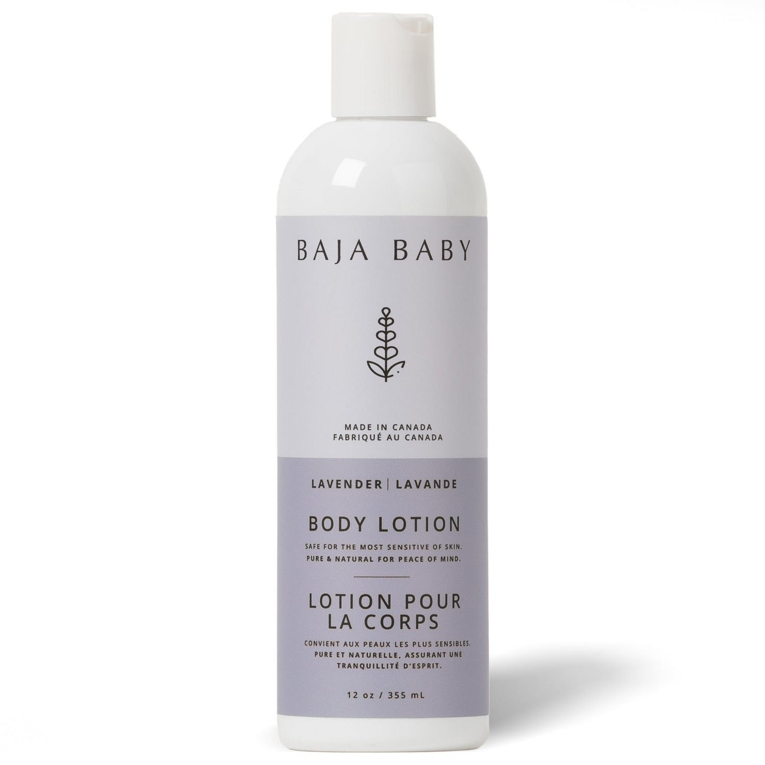 Lavender Body Lotion 355ml (Canadian Made EWG Verified)