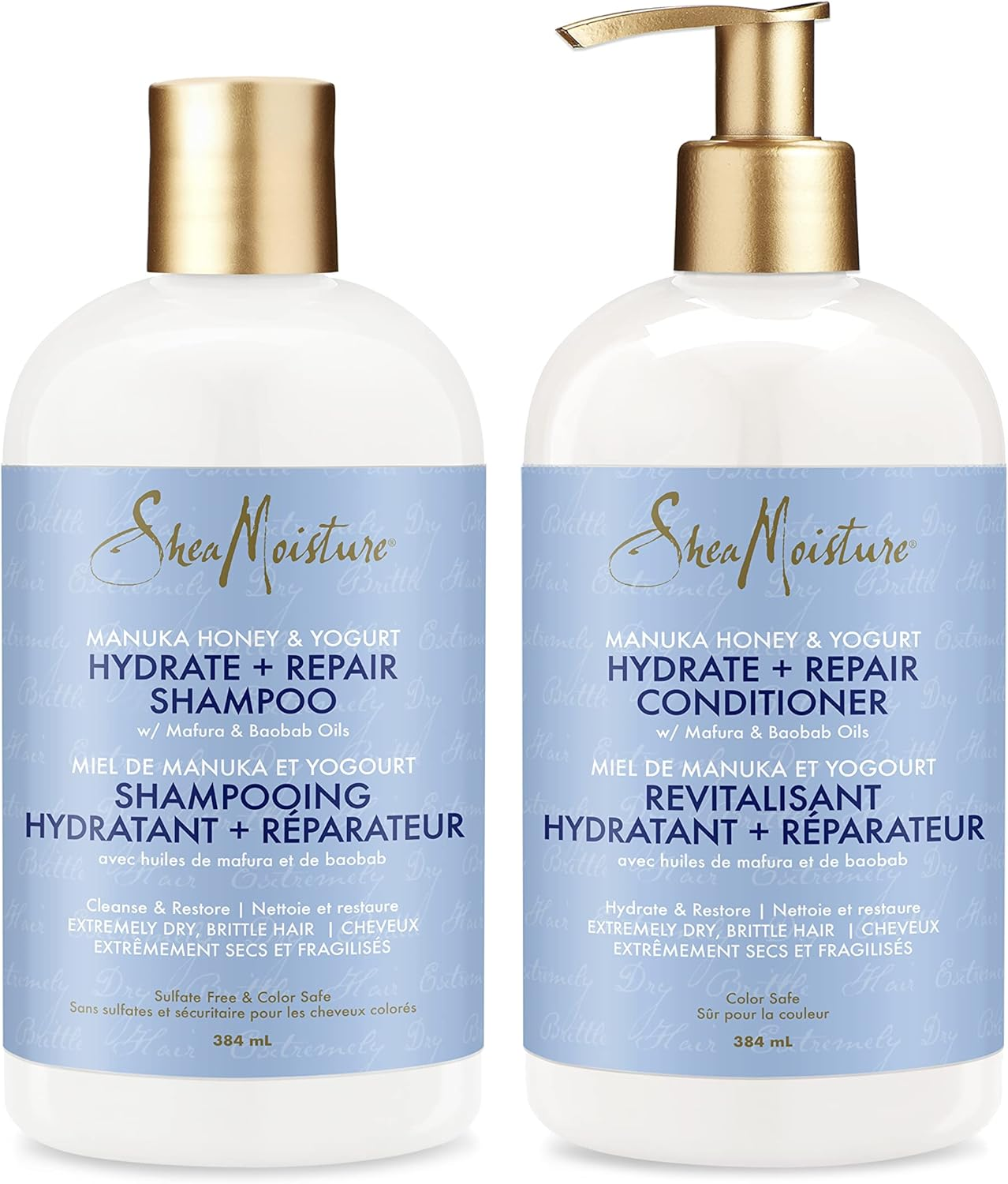 Shea Moisture Manuka Honey &amp; Yogurt Moisture Hydrate &amp; Repair Shampoo &amp; Conditioner