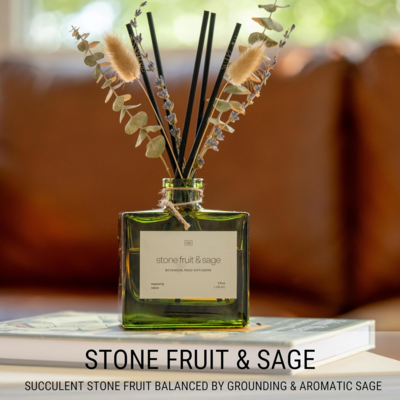 Craft &amp; Kin Reed Diffuser - Stone Fruit and Sage