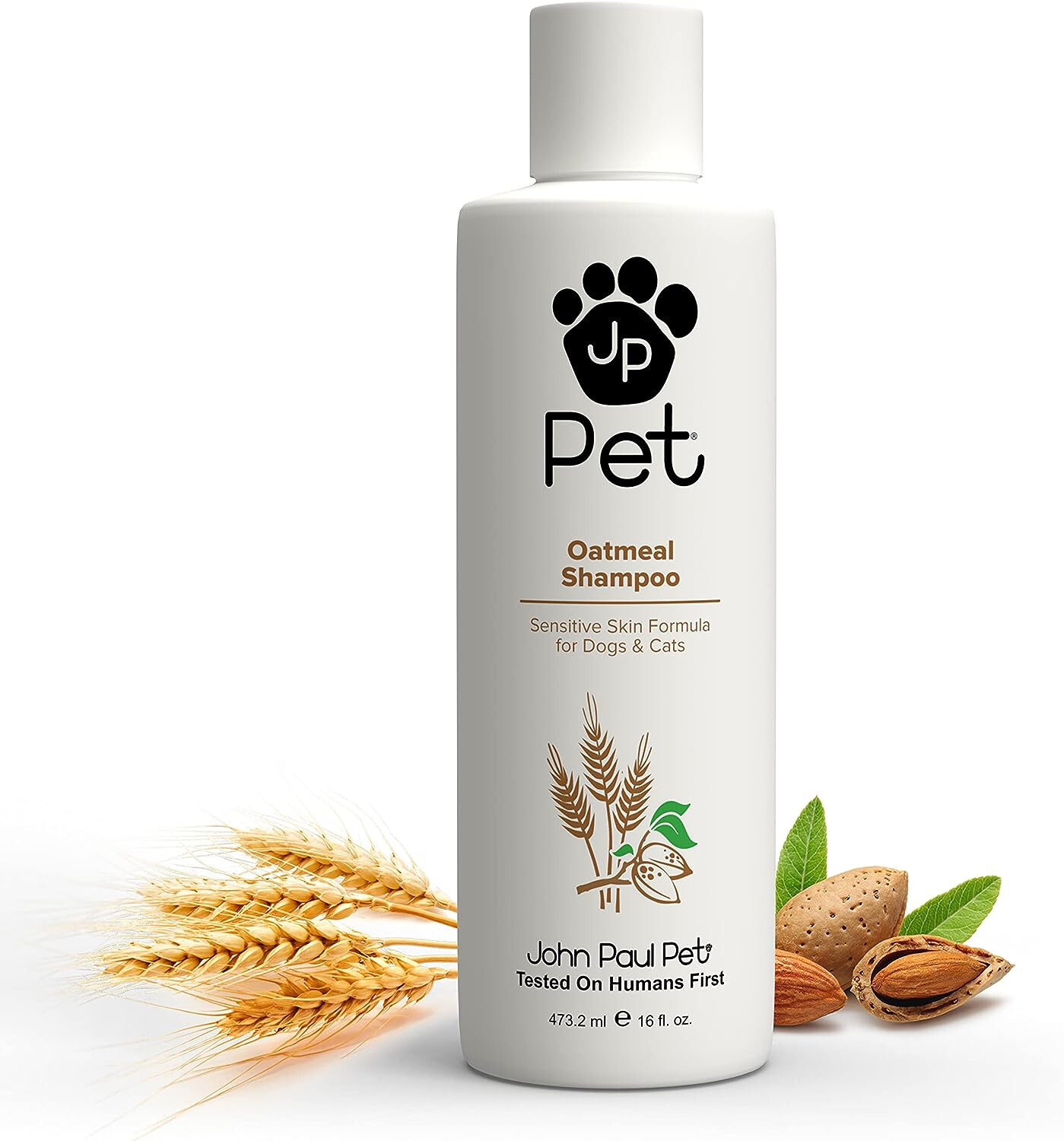 Natural Oatmeal Shampoo For Dogs &amp; Cats 16oz