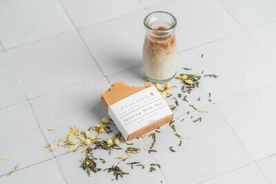 Jasmine Milk Tea- Fresh Goat Milk Soap Bars (Handcrafted)