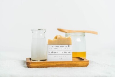 Makgeolli &amp; Honey Soap Bar - Handmade Soap Bar