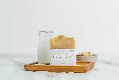Makgeolli &amp; Oat Soap Bar - Handmade Soap Bar - Makgeolli &amp; Oat