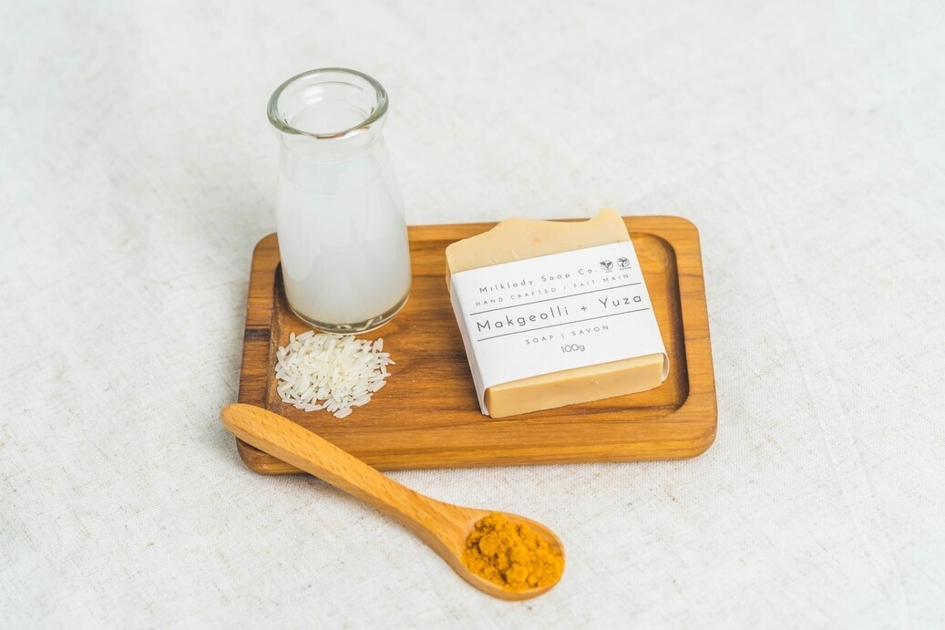 Makgeolli &amp; Yuza Soap Bar - Handmade Soap Bar