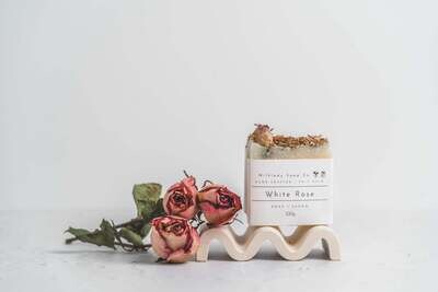 White Rose Soap Bar - Handmade