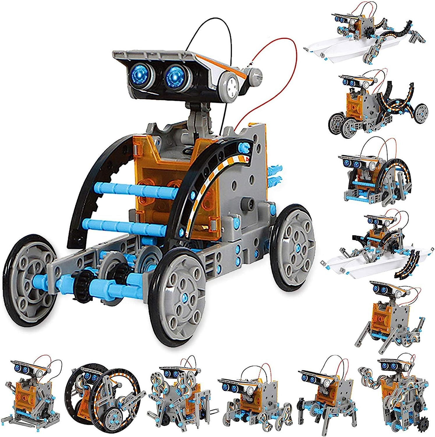 Sillbird STEM 12-in-1 Education Solar Robot Toys -190 Pieces