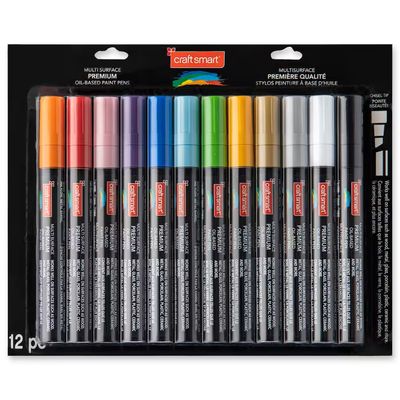 Premium Chisel Tip Oil-Based Paint Pens by Craft Smart