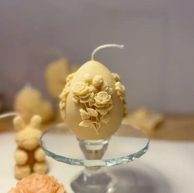 Vintage Egg Candle