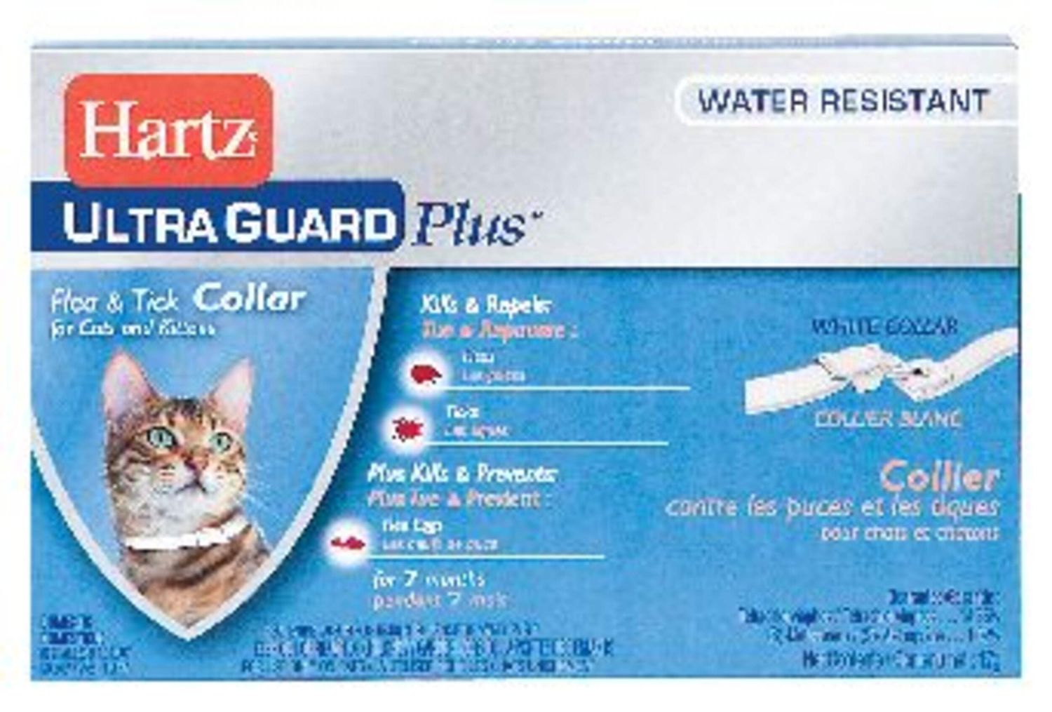 Hartz Ultra Guard Plus Water-Resistant Flea and Tick Treatment Collar, For Cats and Kittens