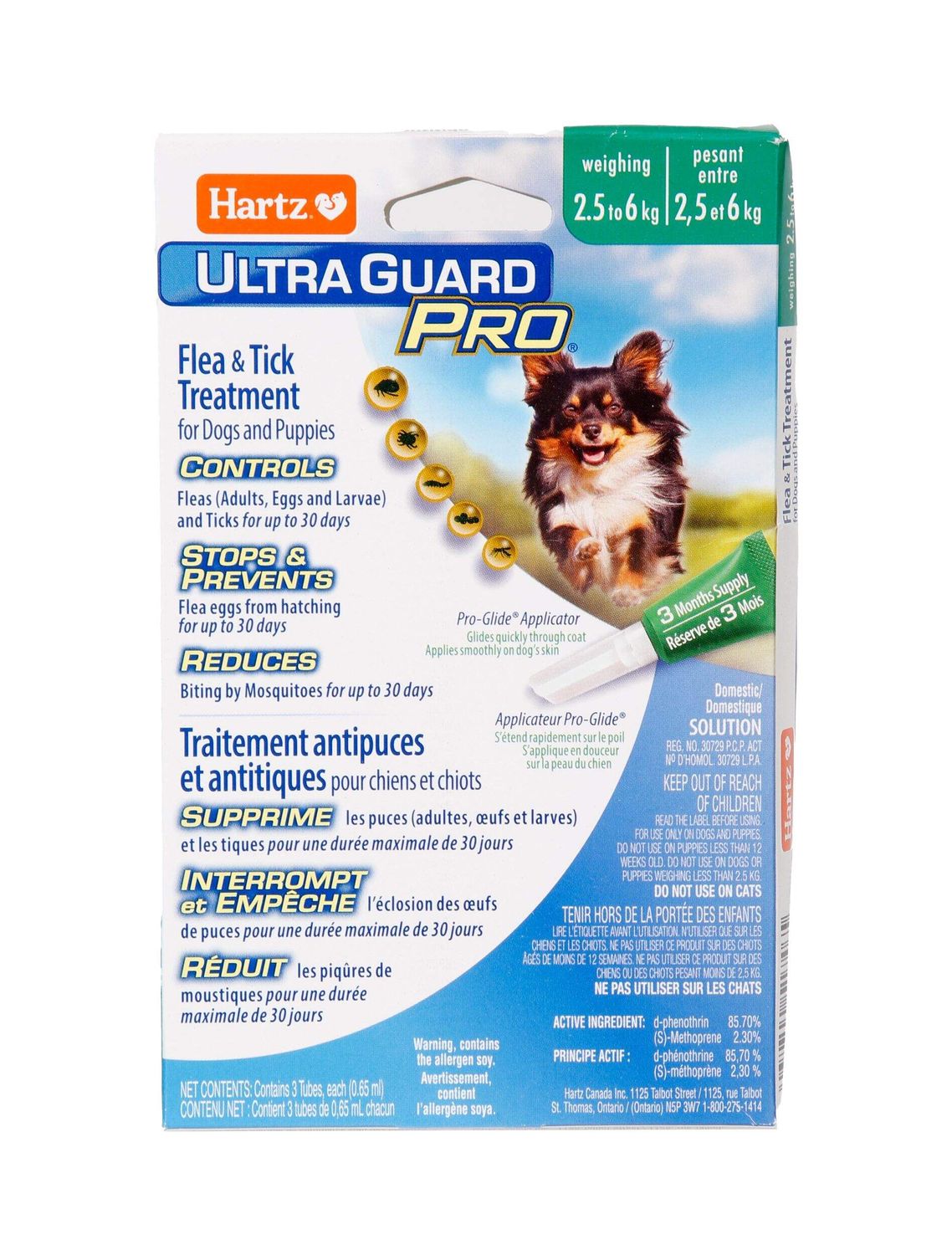 Hartz Ultra Guard Pro Topical Flea and Tick Treatment For Dogs and Puppies - Small