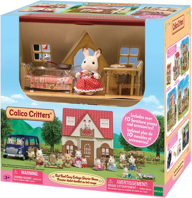 Calico Critters Red Roof Cozy Cottage Starter Home