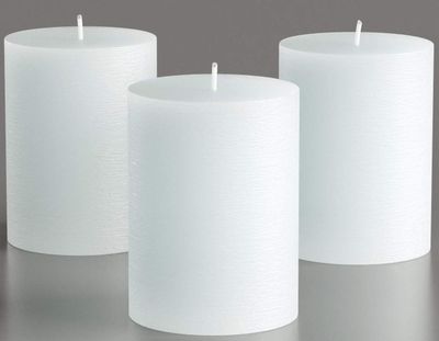 Pillar Candles, 3 Pack