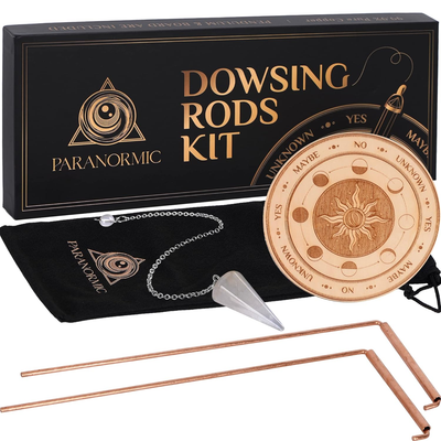 Dowsing Rods &amp; Pendulum Divination Kit