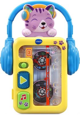 Kiddie Cat Cassette Player, Multicolor, Small