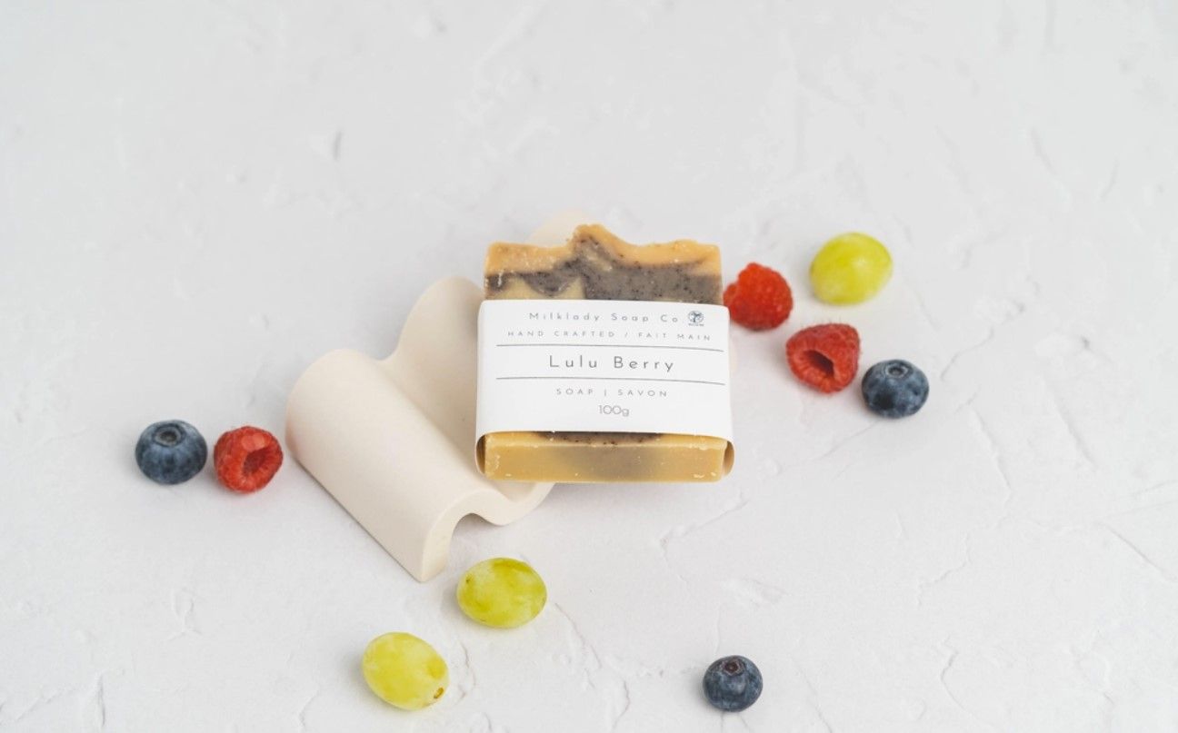 Lulu Berry- Vegan Natural Handmade Soap Bar