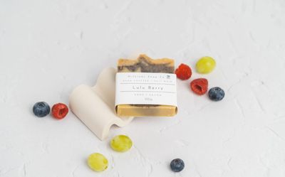 Lulu Berry- Vegan Natural Handmade Soap Bar