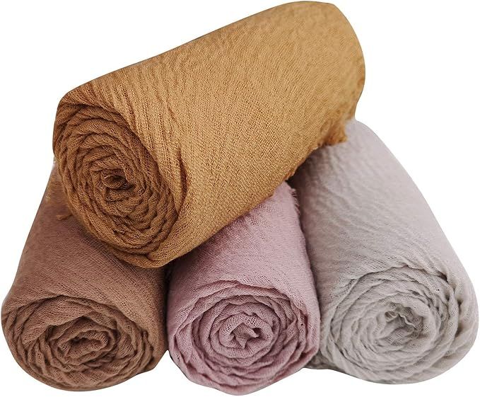Women Soft Cotton Hemp Scarf Shawl Long Scarves