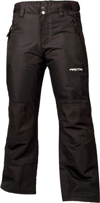 GIRL&#39;S KIDS ARCTIX SNOW PANTS WITH REINFORCED KNEES AND SEAT SOLIDS - LARGE - BLACK (10/12)