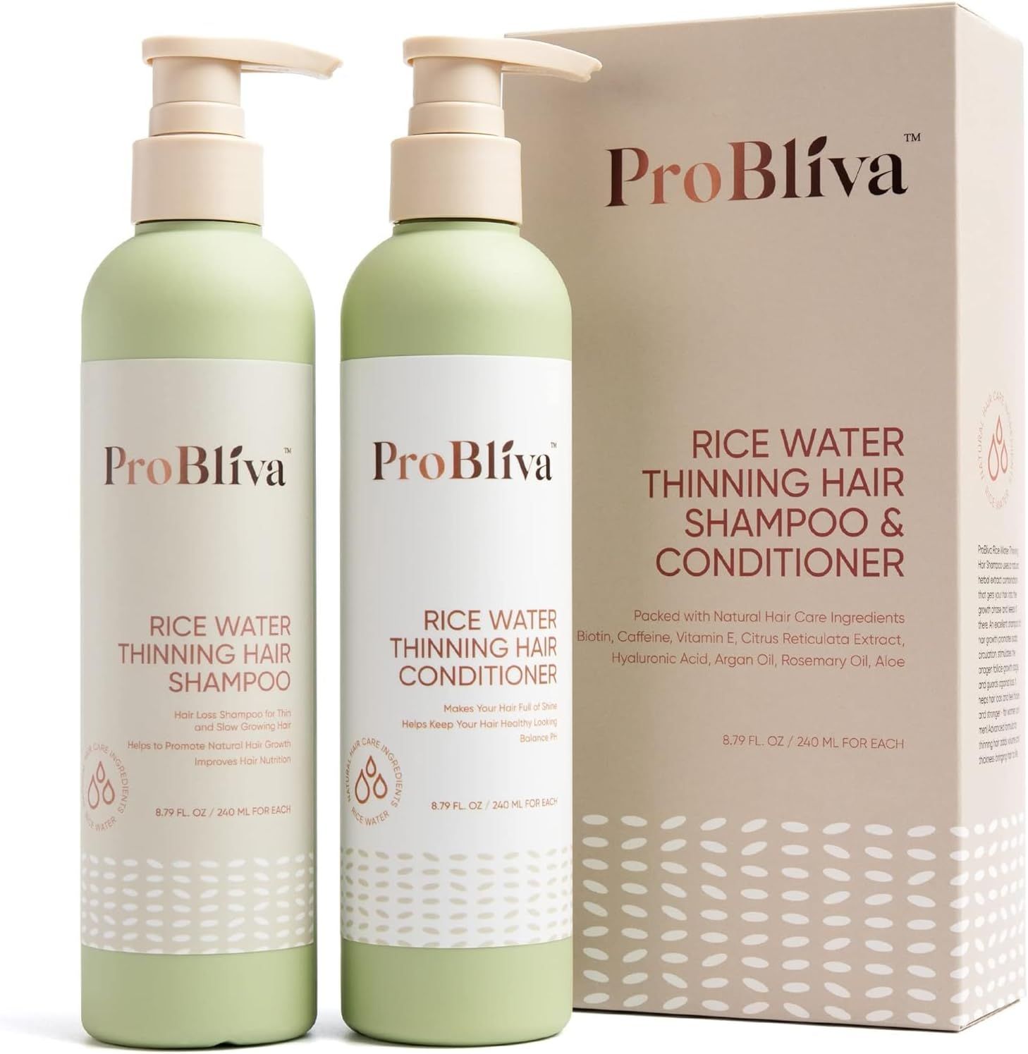 Rice Water Shampoo and Conditioner
