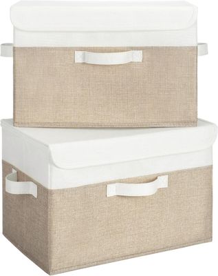 Storage Bins with Lid, Closet Organizers