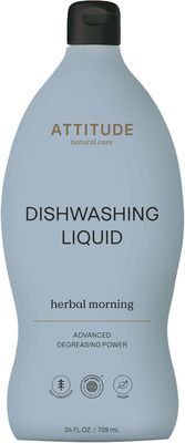 Natural Care EWG Verified Vegan Plant Based Herbal Morning Dishwashing Liquid
