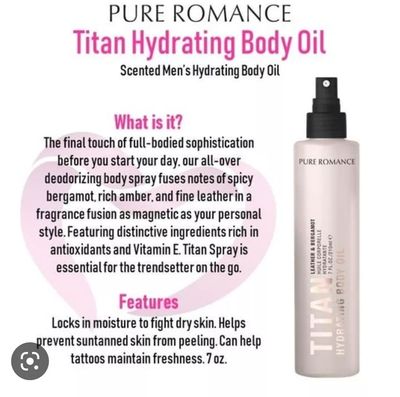 BODY DEW Hydrating Body Oil ~ Titan