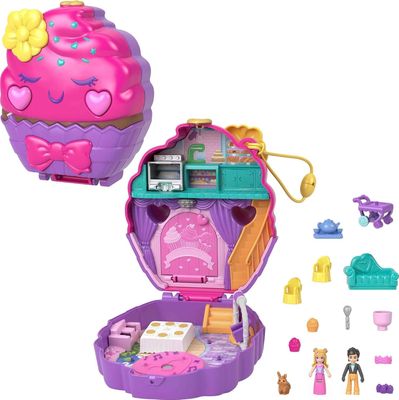 Polly Pocket Compact Playset, Something Sweet Cupcake