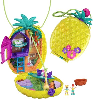 Polly Pocket Dolls Pineapple Purse Playset