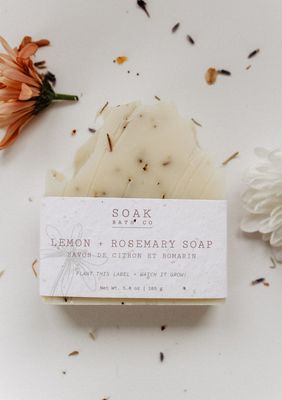 Lemon and Rosemary Soap