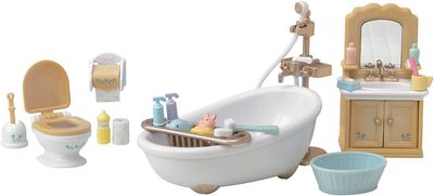 Calico Critters Country Bathroom Set, Dollhouse Furniture