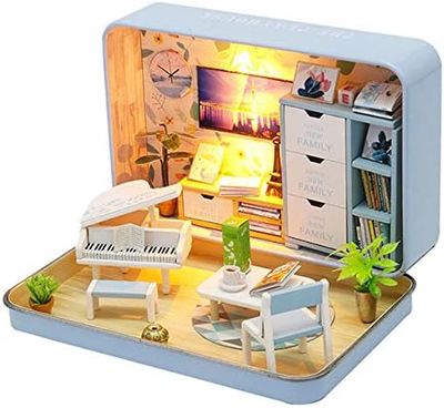 DIY 3D Dollhouse, Mini Doll House Playset