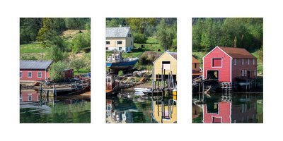 Norwegian Harbour Three Image Print