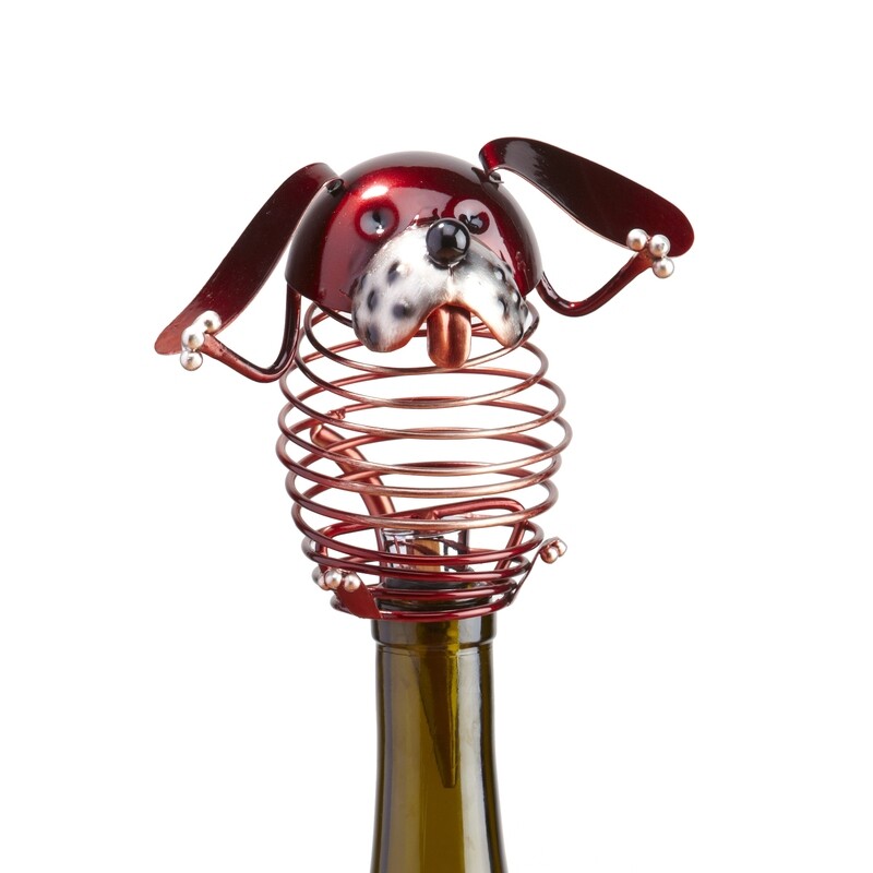 Wine Bottle Stopper - Dog
