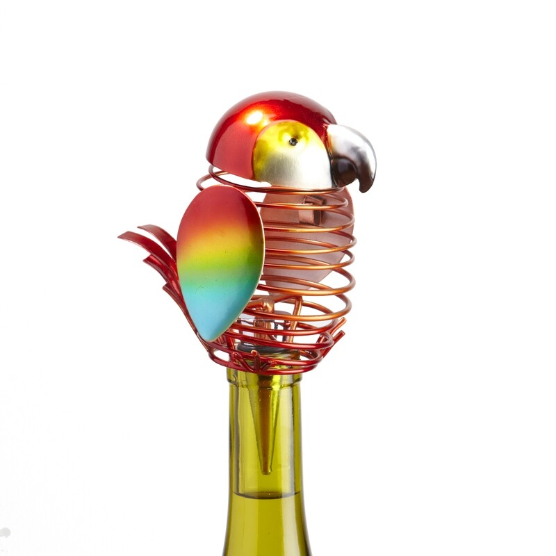 Wine Bottle Stopper - Parrot