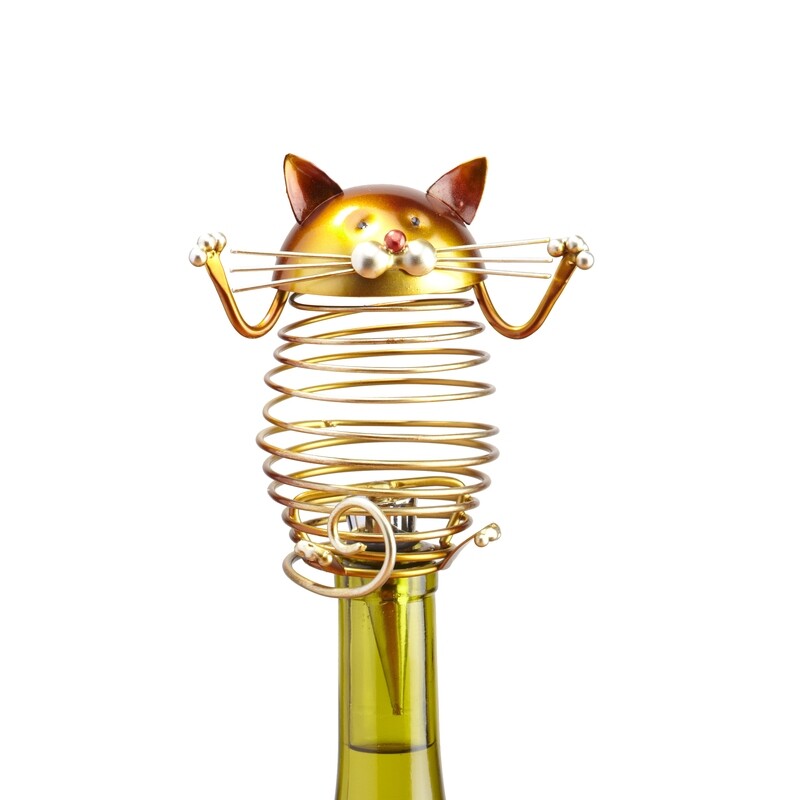 Wine Bottle Stopper - Cat