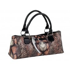 Wine Clutch - Brown Burmese