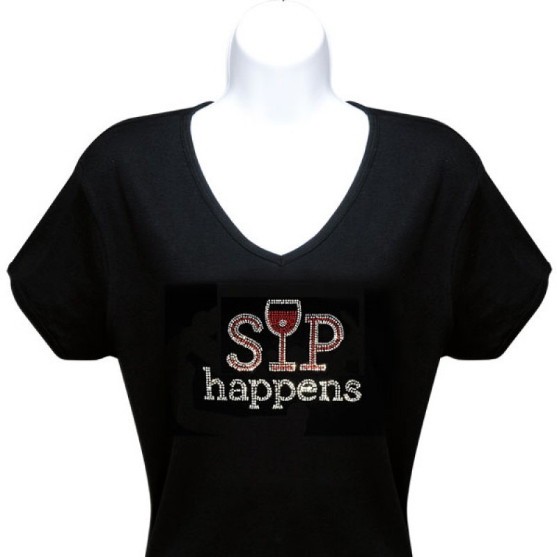 T-Shirt - Sip Happens T-Shirt - Sip Happens