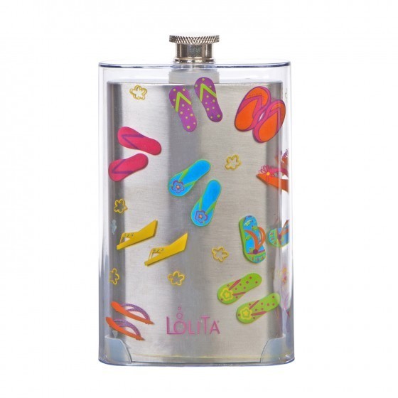 Stainless Steel Flask - Flip Flop