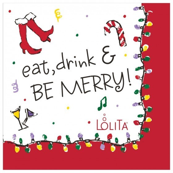 Beverage Napkin (20Ct) - Holiday Party