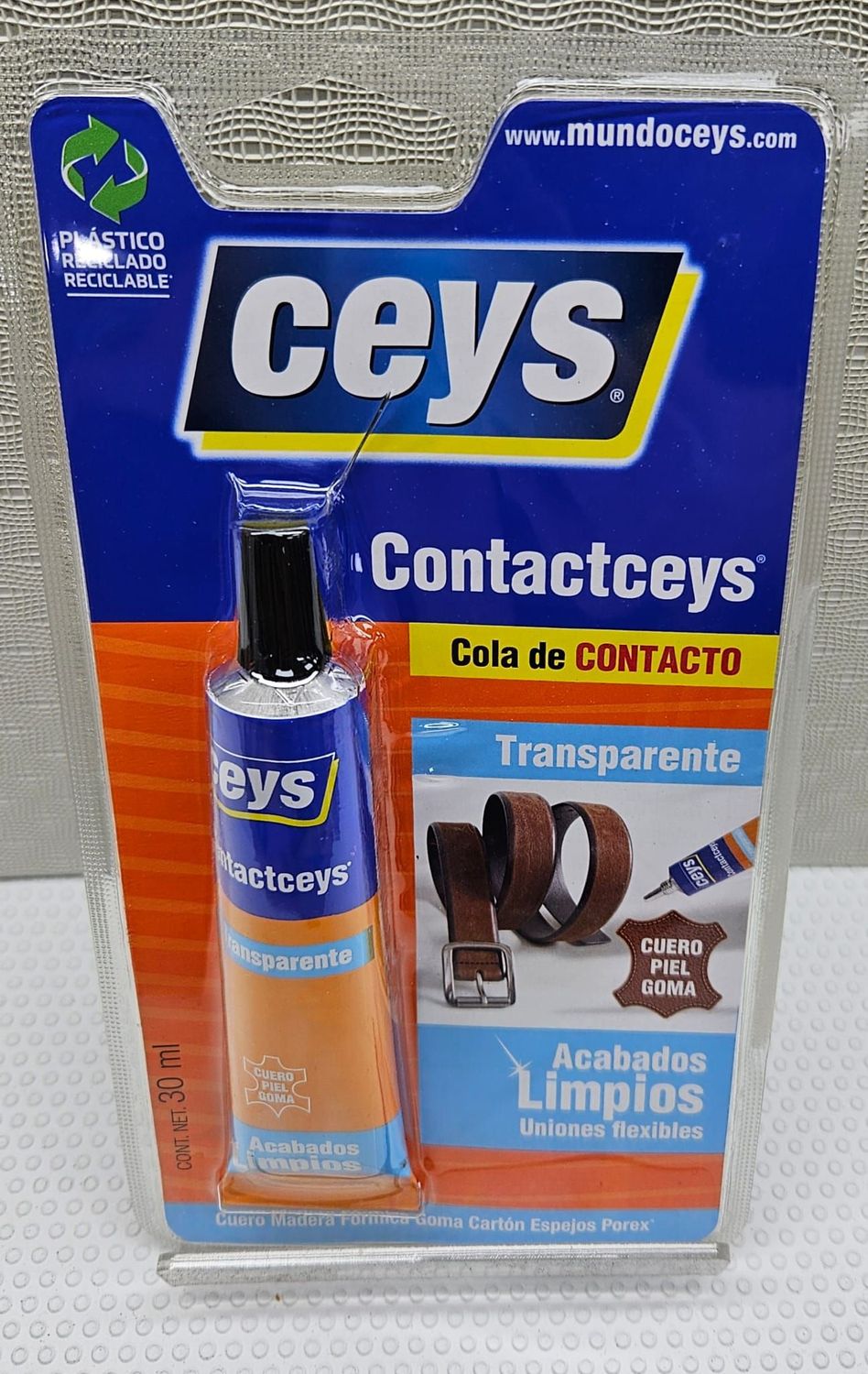 Ceys cola de contacto transparente