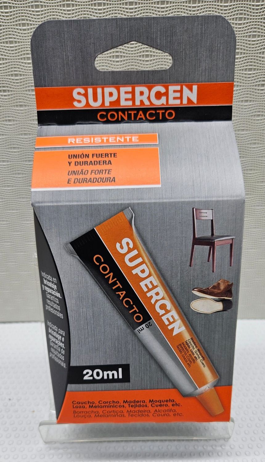 Supergen pegamento de contacto 20ml.