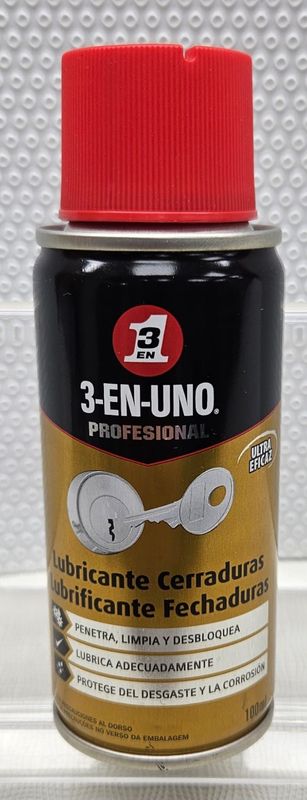 3en1 Lubricante Cerraduras 100ml.